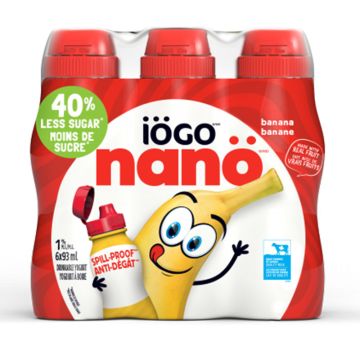 Yogourt à boire Nanö 1% Banane