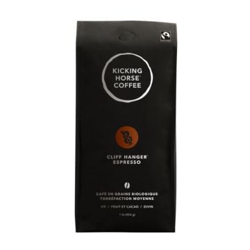 Cliff Hanger Expresso Beans - Organic Fairtrade Coffee 