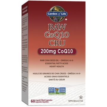 Raw CoQ10 - Raw Chia Seed Oil Omega 3-6-9