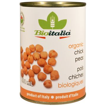 Pois chiches biologiques en conserve