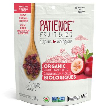 Organic Sliced Dried Cranberries 