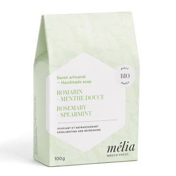 Savon artisanal - Romarin et menthe douce