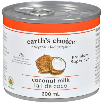 Earth's Choice - Lait de coco supérieur