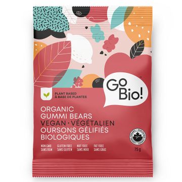 Oursons gélifiés biologiques - Végétaliens