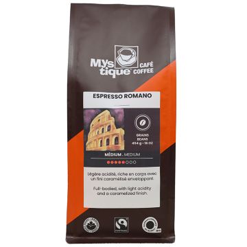 Grains de café biologiques - Mélange Espresso Romano