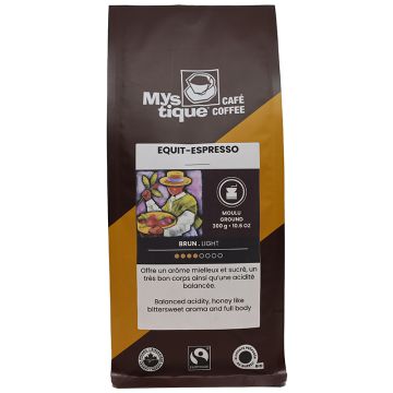 Café moulu biologique - Equit-Espresso