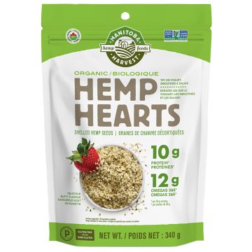 Hemp hearts graines de chanvre décortiquées biologiques