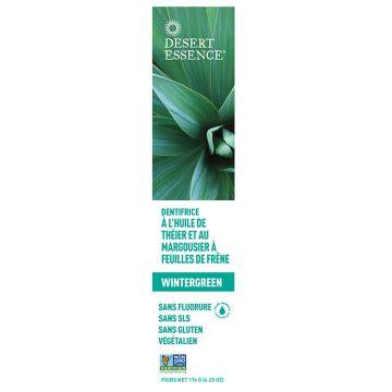 Dentifrice à l'huile de théier et margousier - Feuille de frène