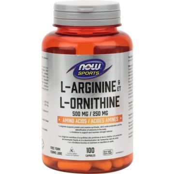 Acides aminés - L-Arginine 500 mg et L-Ornithine 250 mg