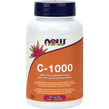 Vitamine C-1000 100 mg bioflavonoïdes - Bonne santé et cicatrisation des blessures