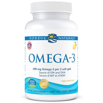 Oméga-3 690 mg au citron - Cerveau