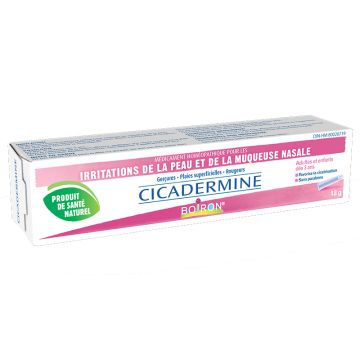 Cicadermine irritation of the skin and nasal mucosa