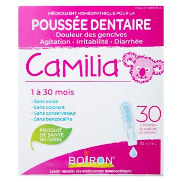 Camilia 1 à 30 mois - Poussées dentaires