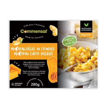 Macaroni délice aux fromages végétariens