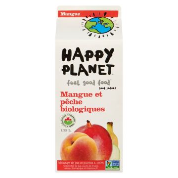 Organic refrigerated juice - Mango and peach