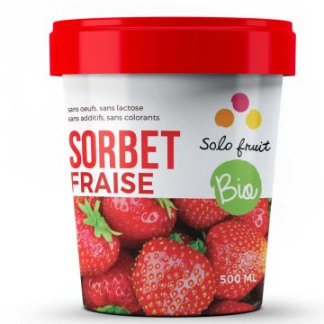 Sorbets végétaliens - Fraise