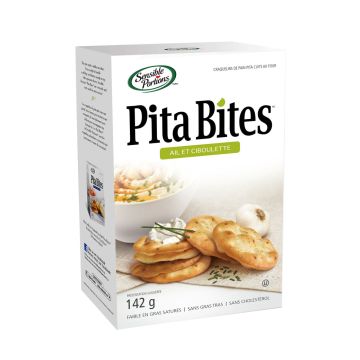 Pita bites - Garlic and chives