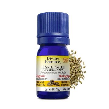 Organic Sweet Fennel Foeniculum Vulgare Var. Dulce Essential Oil - Digestive Disorders