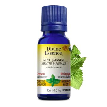 Organic Japanese Mint Essential oil Mentha Arvensis - Digestive Discomfort and Join Pain