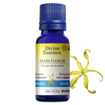 Ylang Ylang III Cananga Odorata Genuina Organic Essential Oil - Nervousness