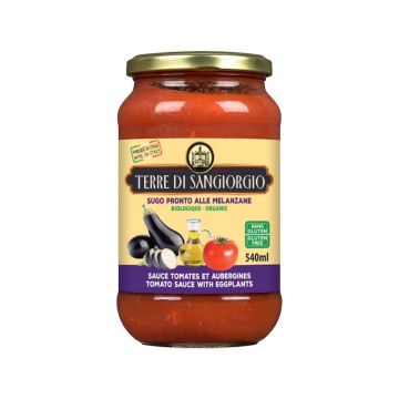 Sauce tomate biologique  - Aubergines grillées