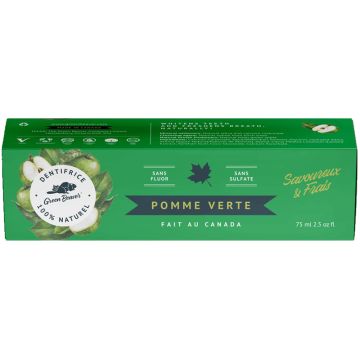 Dentifrice naturel pomme verte