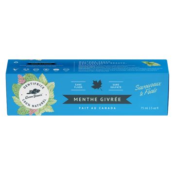 Dentifrice naturel menthe givrée