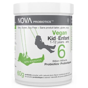 Vegan Probiotics 6 Billions Kids 1 to 12 Years Old