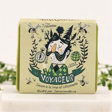 Savon Le voyageur Lime et citronnelle