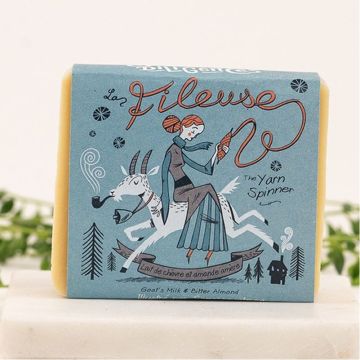  La Fileuse Soap Bar Goat's Milk and Bitter Almond