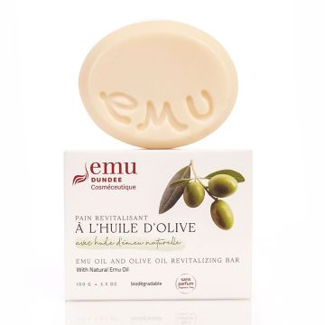 Fragrance Free Emu Oil and Olive Oil Revitalizing Bar with Natural Emu Oil
