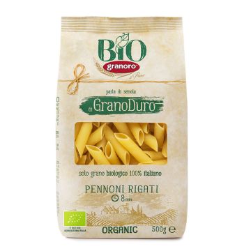 Pâtes pennoni rigati biologiques