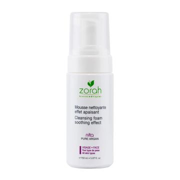 Mousse nettoyante visage effet apaisant Nita