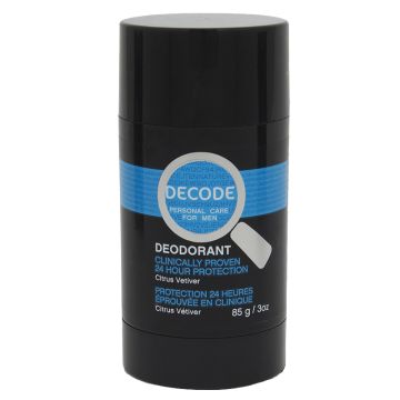 Déodorant citrus vétiver pour homme