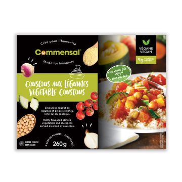 Couscous aux légumes surgelé