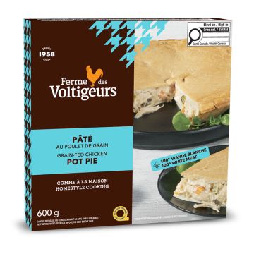 Frozen Grain-fed Chicken Pie - 8 in