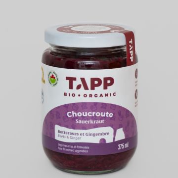 Choucroute betterave et gingembre biologique