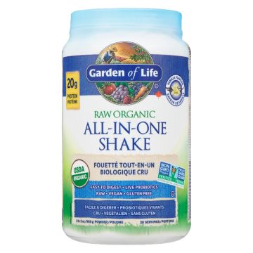 Raw organic All-in-one nutritional shake - Vanilla