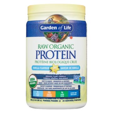 Vanilla Flavour Raw Organic Protein Powder