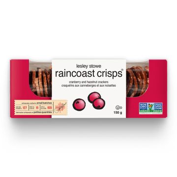 Cranberries and Hazelnuts Crackers