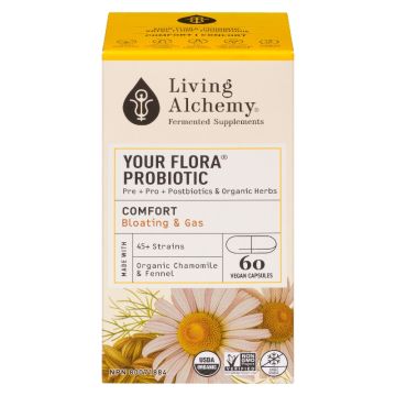 Organic Your Flora® Probiotic Comfort - Gas and Bloating
