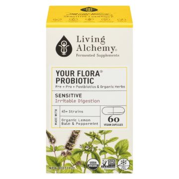 Organic Your Flora® Probiotic Sensitive - Relaxes Digestion
