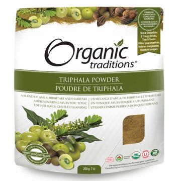 Poudre de triphala biologique