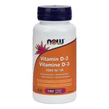 Vitamines D-3 1000 IU cholecalciférol - Santé des os et des dents