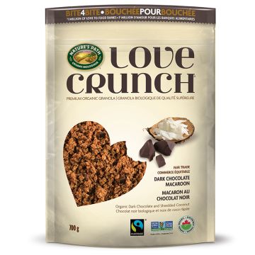 Granola biologique - Love Crunch Macaron au chocolat noir 