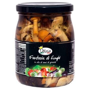Trio de champignons Fantasia dans l'huile