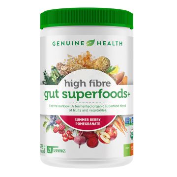 Fermented organic gut Superfoods+ - Summer Berries and Pomegranate