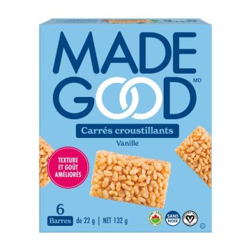 Carrés croustillants - Vanille