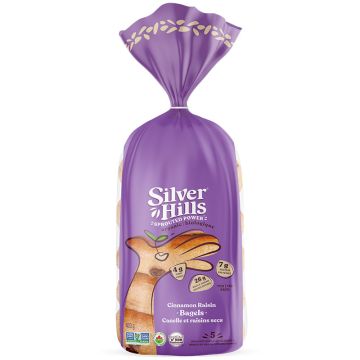 Bagels grains germés biologiques - Cannelle & raisins