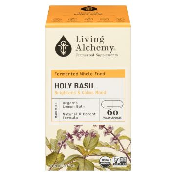 Organic Fermented Holy Basil 133 mg - Calmness and Stress